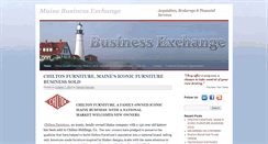 Desktop Screenshot of mainebusinessexchange.com